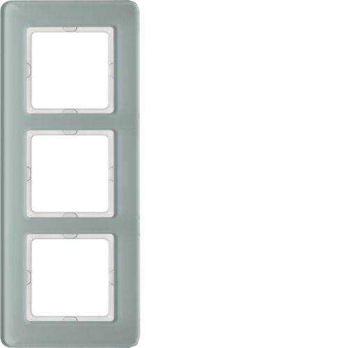 Berker 10136079 Rahmen 3fach, Q.7, Glas polarweiß Mesch Shop Berker 10136079 Rahmen 3fach, Q.7, Glas polarweiß Mesch Shop